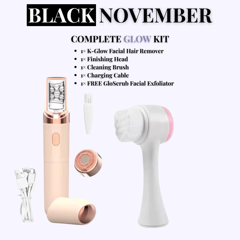 K-GLOW – Gentle hair removal for every skin.